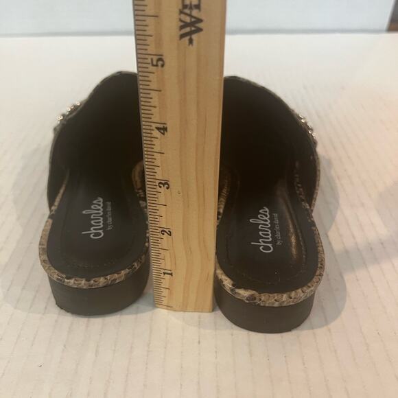 Charles by Charles David Women’s Snake Skin Vegan Slip On Mules Size 8 - Picture 6 of 8